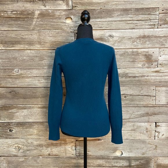 ✨💙Theory Blue 100% Cashmere Sweater💙✨ - Picture 3 of 6